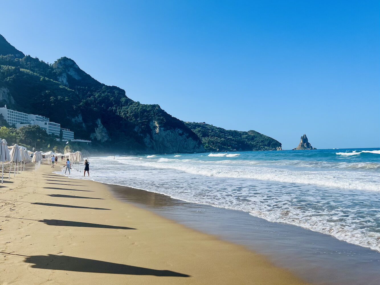 plaże na korfu